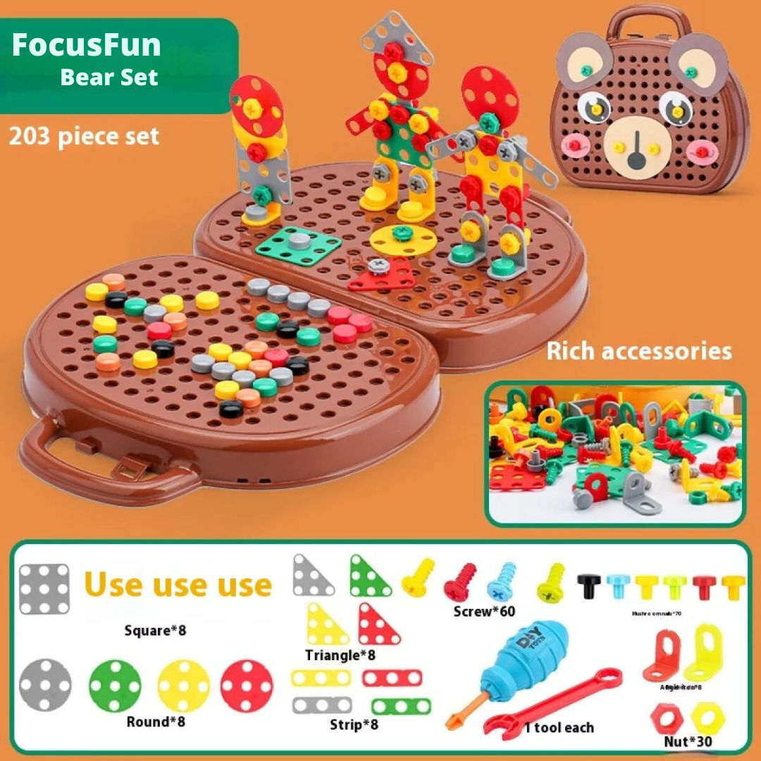 FocusFun™ | Zusammengebautes Lernset für Elektrowerkzeuge