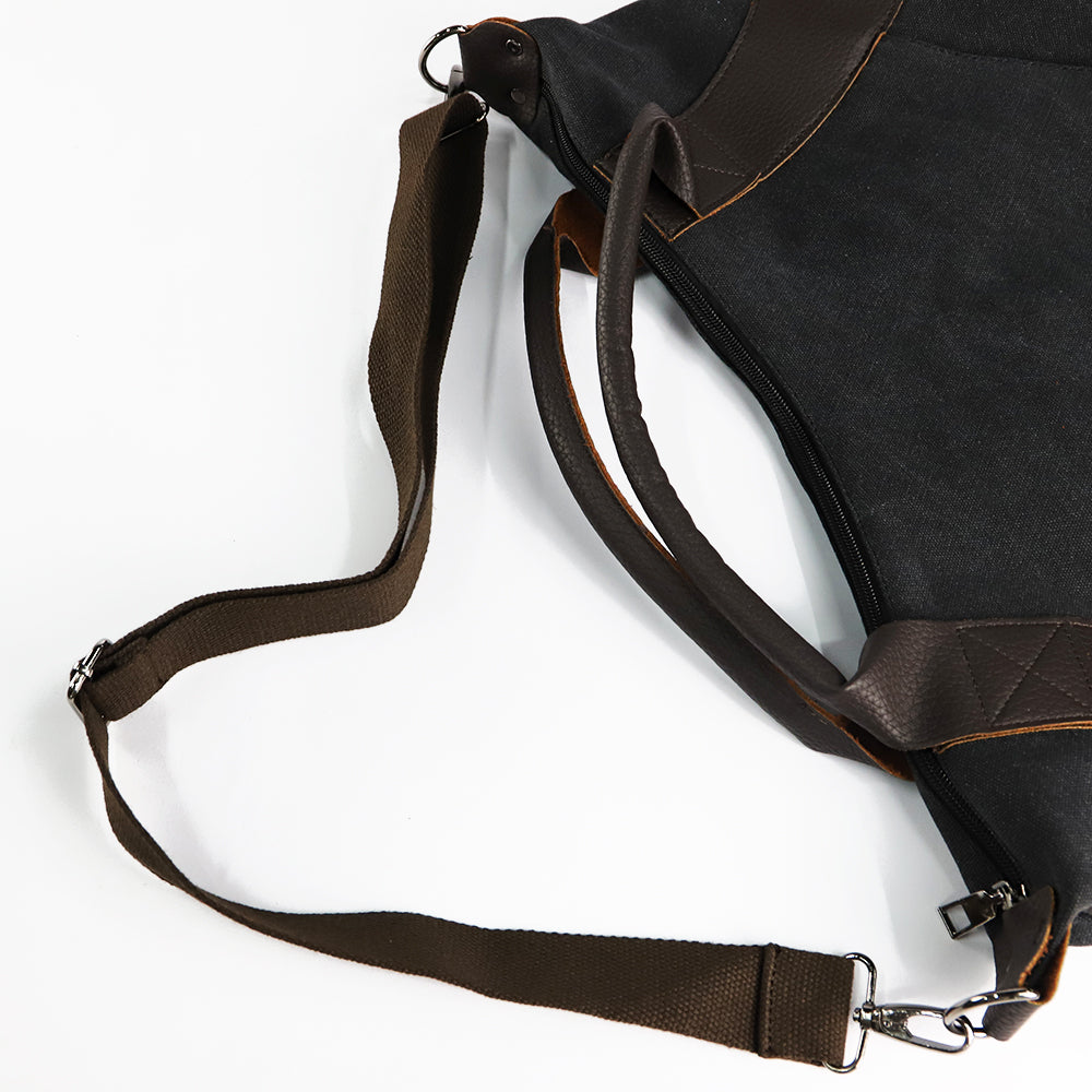 UrbanChic Vintage Canvas Crossbody Bag – Minimalist Retro Shoulder Tote