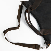 UrbanChic Vintage Canvas Crossbody Bag – Minimalist Retro Shoulder Tote