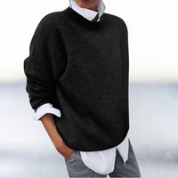Emily | Two-Piece Look Knitted Commuter Sweater