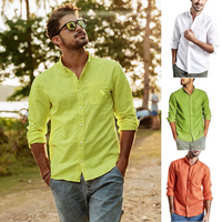 Philip | Long-Sleeved Cotton Linen Shirt