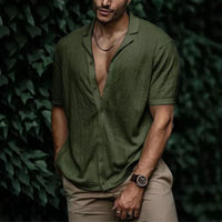 Harry |  Short Sleeve Solid Color Shirt