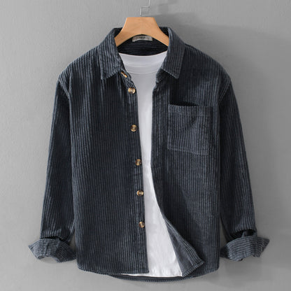 Cordura | Men's Retro Corduroy Long-Sleeve Shirt