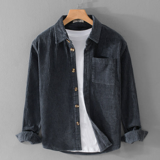 Cordura | Men's Retro Corduroy Long-Sleeve Shirt