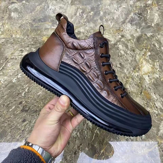 Men's Warm Air Cushion Sneakers Non-Slip Casual Shoes