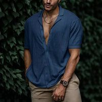 Harry |  Short Sleeve Solid Color Shirt