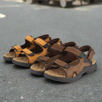 StreamWalk Velcro Leather Men's Beach Sandals