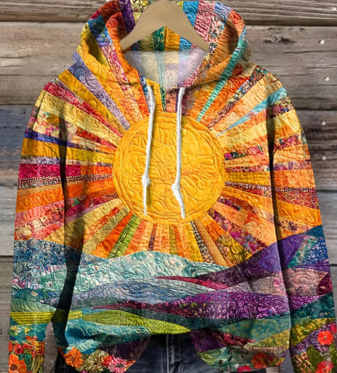 Vienna | 3D Digital Printed Loose Sweatshirt