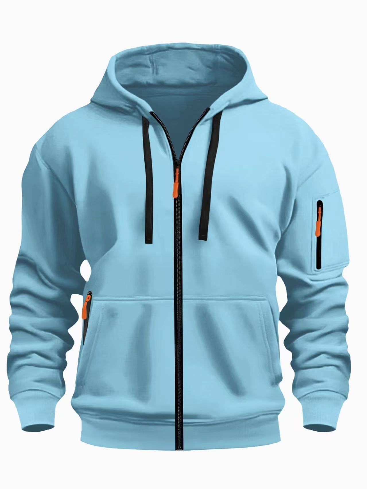 Evan | Wool-Lined Zip-Up Hooded Sweatshirt