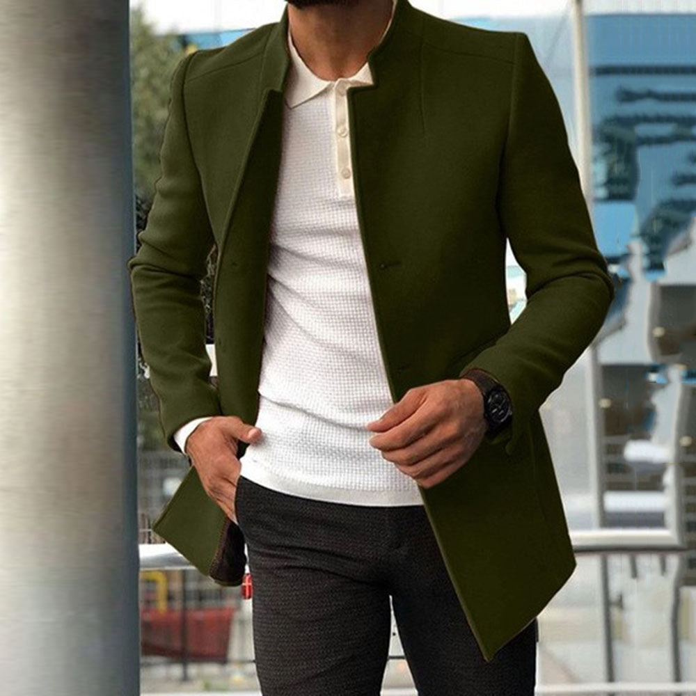 Luca | Men's Slim Fit Single-Breasted Coat