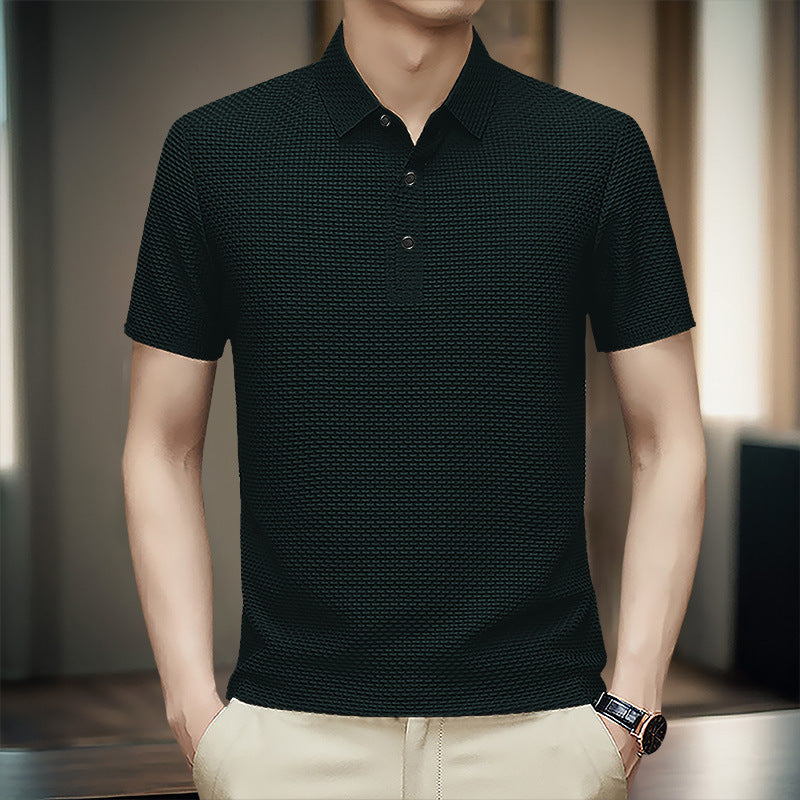 Men’s Lightweight Textured T-Shirt | Breathable Nylon Tee