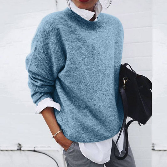 Emily | Two-Piece Look Knitted Commuter Sweater