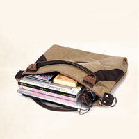 UrbanChic Vintage Canvas Crossbody Bag – Minimalist Retro Shoulder Tote