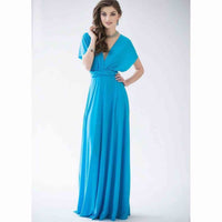 Amelia | Halter Crossover Backless Flow Dress | Milk Silk Bandage Gown