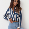 Blue With White Stripes
