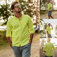 Philip | Long-Sleeved Cotton Linen Shirt