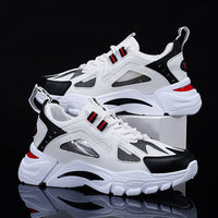 Men's Orthopedic Non-Slip White Running Sneakers | Casual Sports Shoes