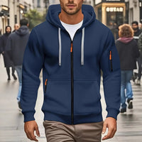 Evan | Wool-Lined Zip-Up Hooded Sweatshirt