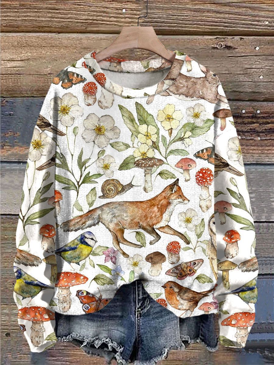 3D Digital Printing Women's Round Neck Shirt Top