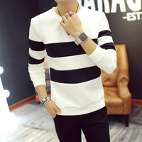 Men's Long Sleeve T-Shirt – Casual Autumn Crew Neck Tee