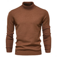 Men's Slim Pullover Turtleneck Sweater | Effortless Style and Warmth for Winter