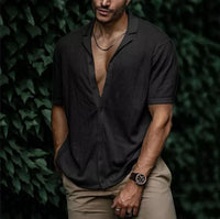 Harry |  Short Sleeve Solid Color Shirt