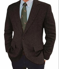 Edward | Retro Herringbone Business Casual Blazer