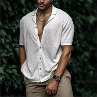 Harry |  Short Sleeve Solid Color Shirt