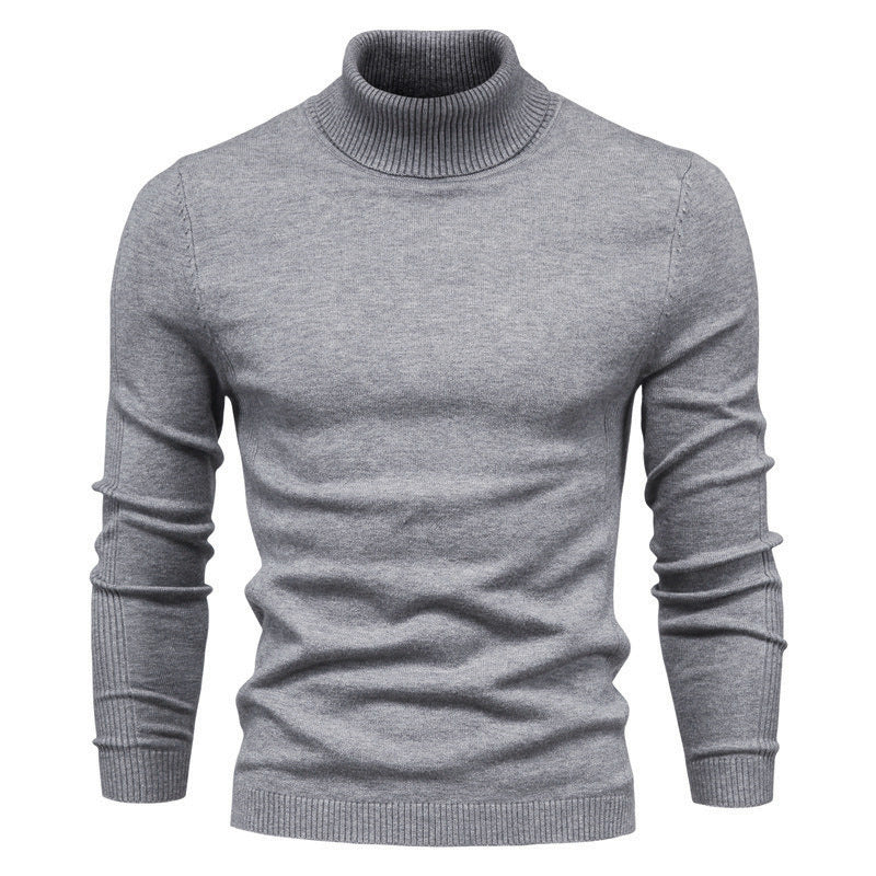 Men's Slim Pullover Turtleneck Sweater | Effortless Style and Warmth for Winter