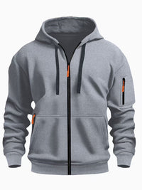 Evan | Wool-Lined Zip-Up Hooded Sweatshirt