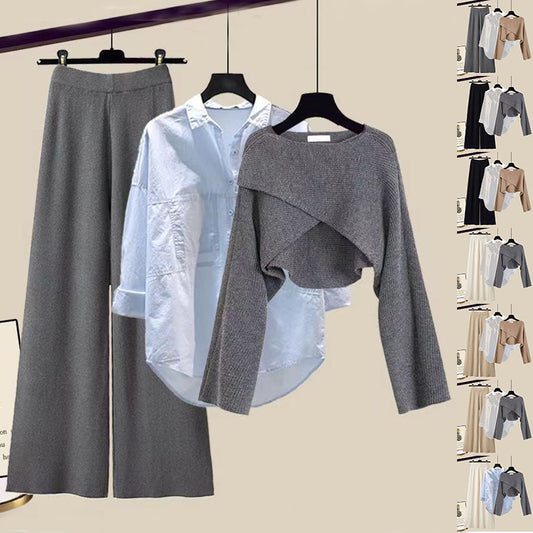 Artiselle | Women's Autumn & Winter 3-Piece Knitted Sweater Suit