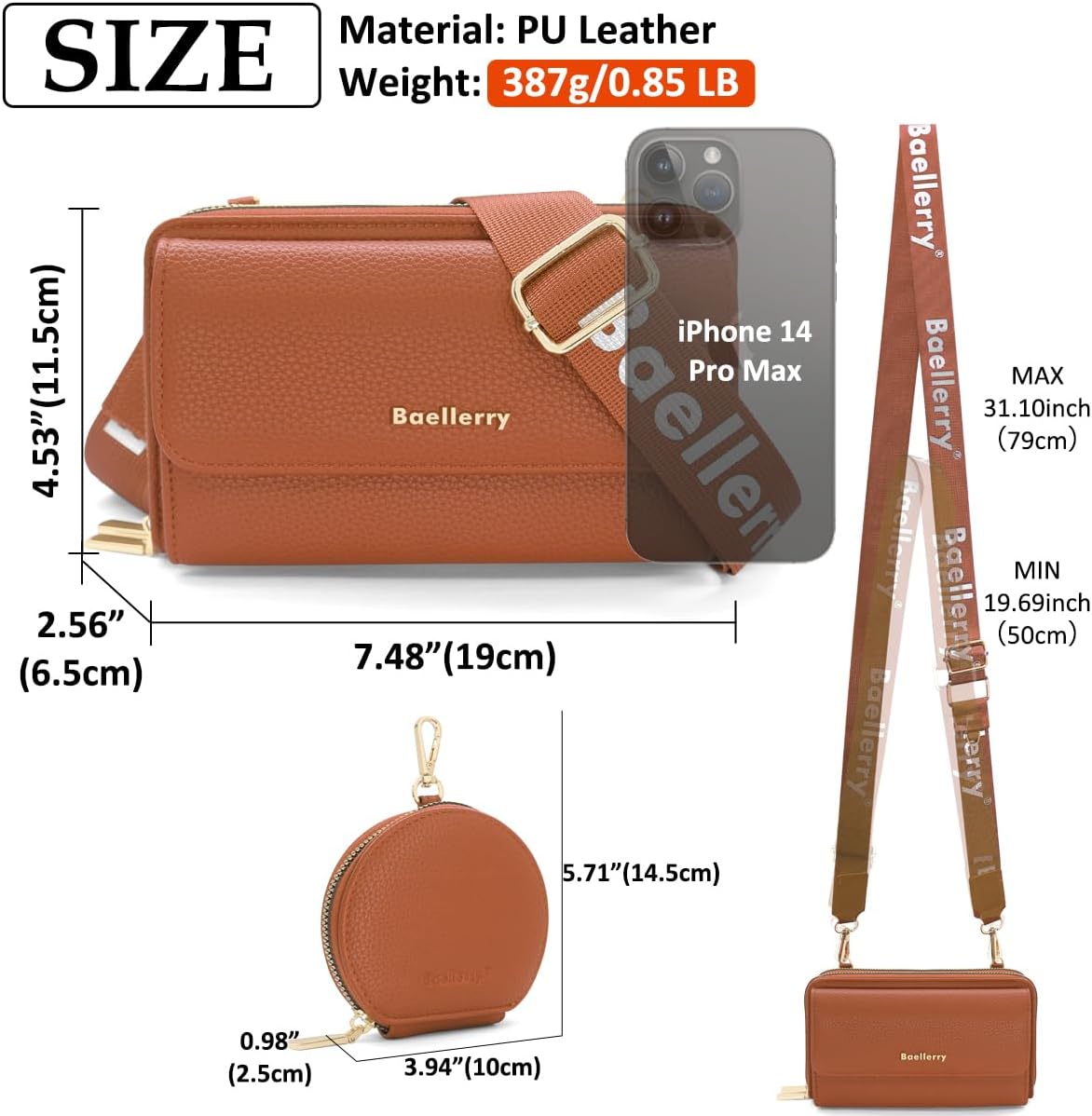 GlamStrap Phone Wallet Bag
