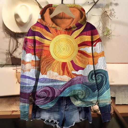 Vienna | 3D Digital Printed Loose Sweatshirt