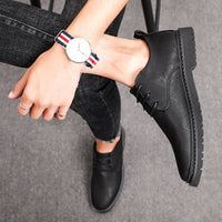 Men's low-top lace-up shoes