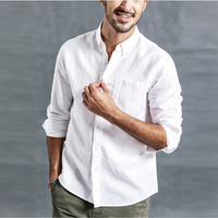 Philip | Long-Sleeved Cotton Linen Shirt