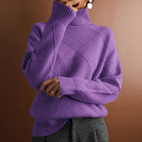 Lucia™ | Turtleneck Knitted Loose Sweater