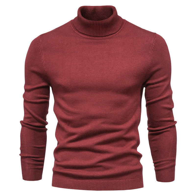 Men's Slim Pullover Turtleneck Sweater | Effortless Style and Warmth for Winter