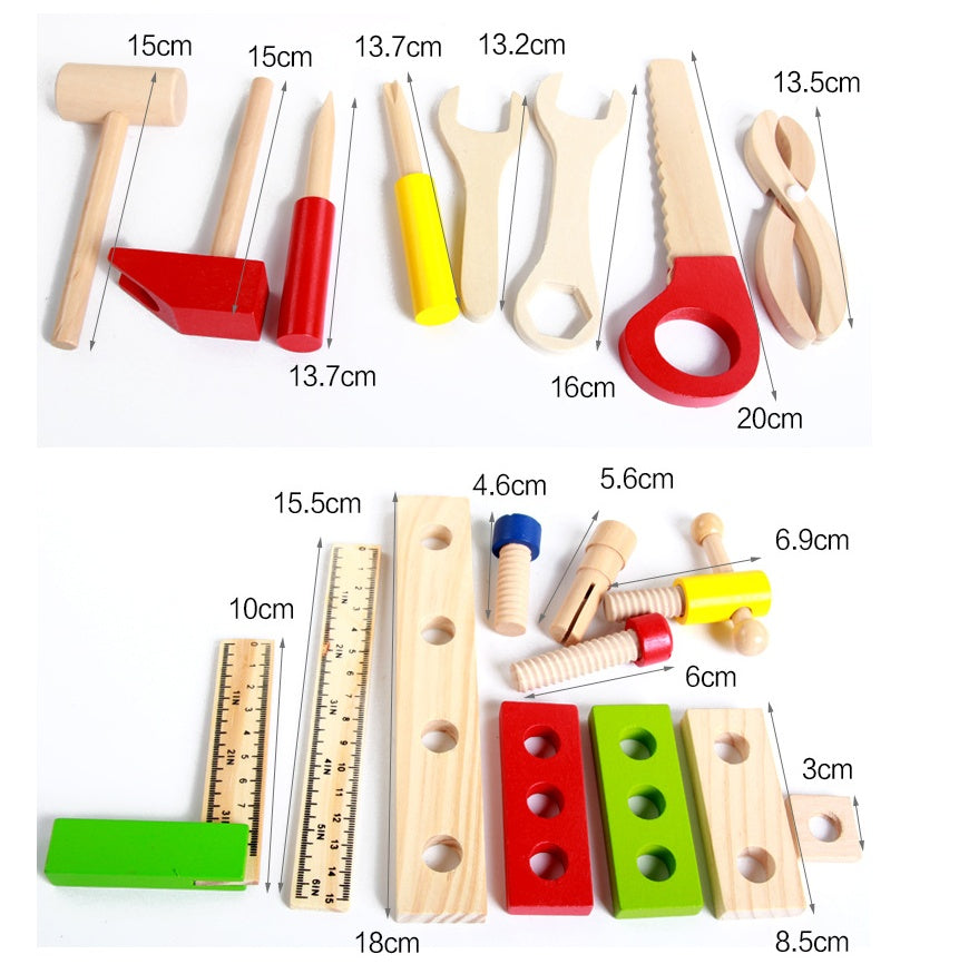 LittleBuilder | Wooden Simulation Toolbox Set