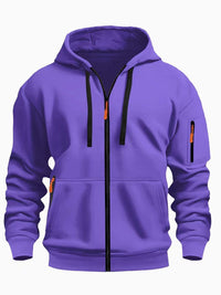 Evan | Wool-Lined Zip-Up Hooded Sweatshirt