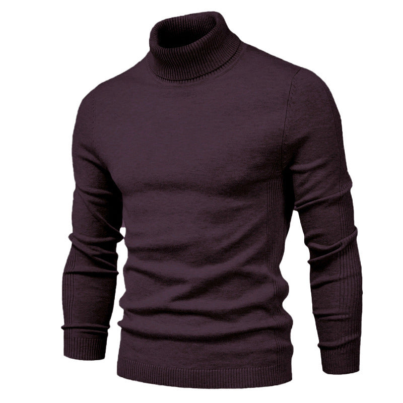 Men's Slim Pullover Turtleneck Sweater | Effortless Style and Warmth for Winter