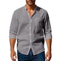 Ethan | Long Sleeve Linen Casual Shirt