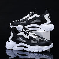 Men's Orthopedic Non-Slip White Running Sneakers | Casual Sports Shoes