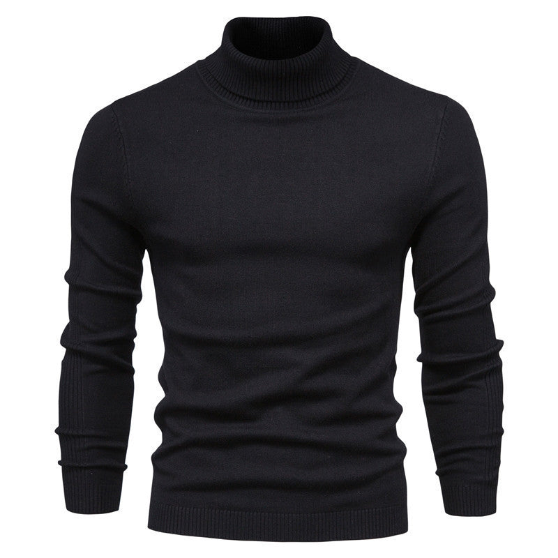 Men's Slim Pullover Turtleneck Sweater | Effortless Style and Warmth for Winter