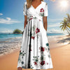 White Printed