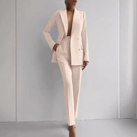 Camille | Women's Slim Fit Blazer & Trousers Set