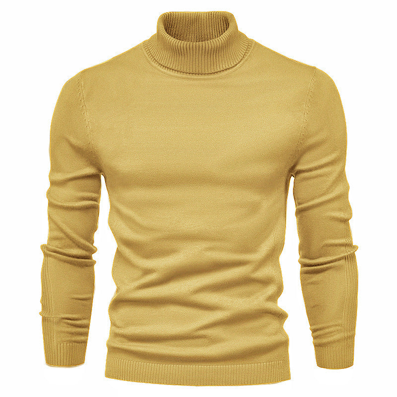 Men's Slim Pullover Turtleneck Sweater | Effortless Style and Warmth for Winter