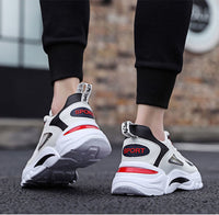 Men's Orthopedic Non-Slip White Running Sneakers | Casual Sports Shoes
