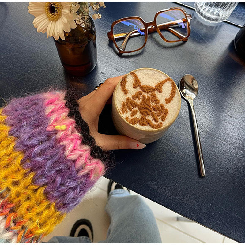 Bella | Rainbow Striped Knit Cardigan Sweater