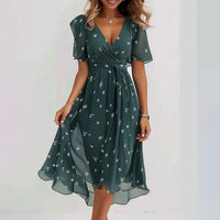 Jessa | Floral Chiffon Summer Dress for Women