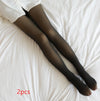 2pcs Black skin with feet